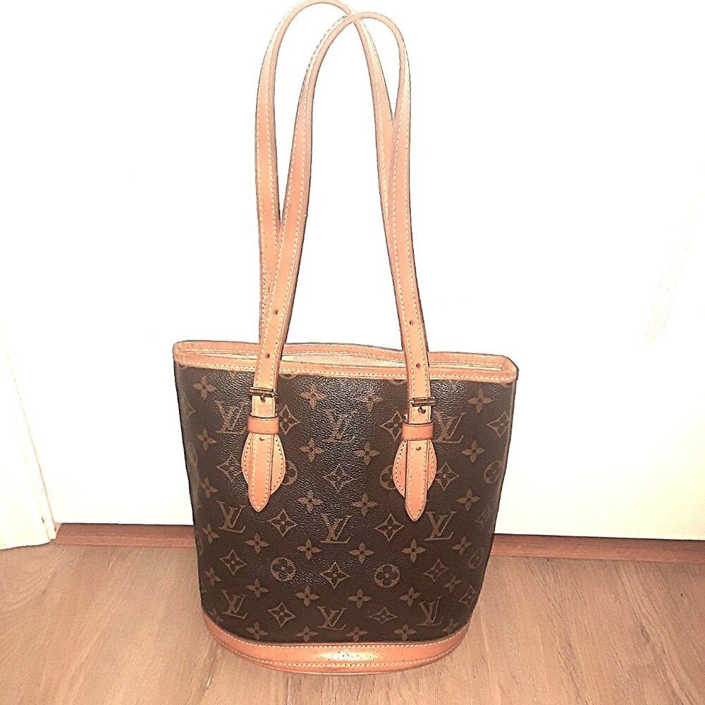 Vintage Louis Vuitton monogram LV canvas Bucket Bag handbag